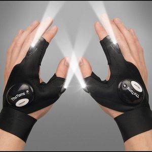 Flashlight Gloves Gifts for Men, Father's Day Gifts for Dad, Unique Birthday Stu
